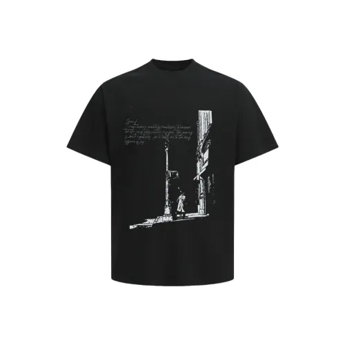 ULTRA QUATTRO Черный Унисекс T-рубашки