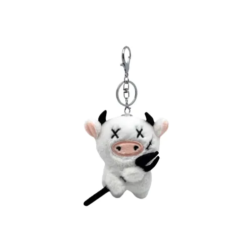77 SEVEN DREAM Милый Little Cow Fork Toy Животные Корова Плюшевый Брелок 12 см Высота