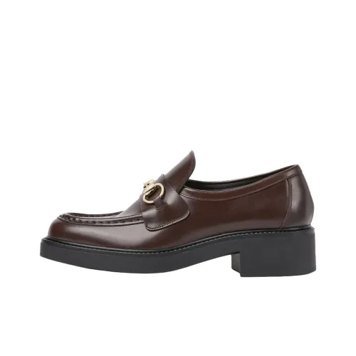 GUCCI Лоферы с пряжкой Horsebit женские коричневые