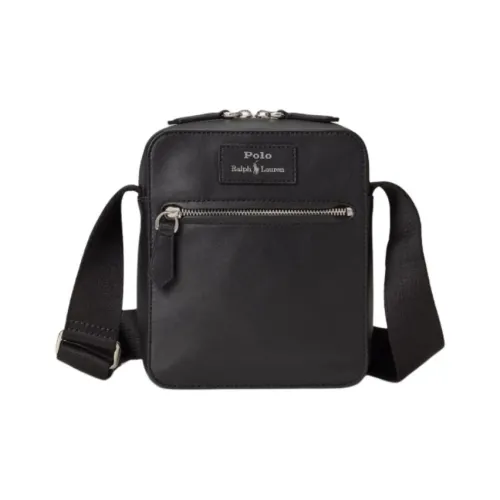 Polo Ralph Lauren Сумка через плечо из коровьей кожи Мужская Черная