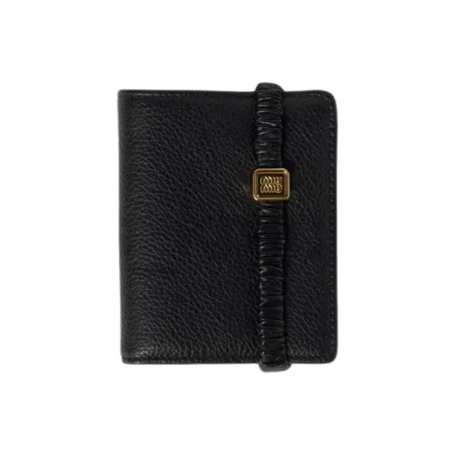 MIU MIU Кожа Кошелек Маленький Женский Черный