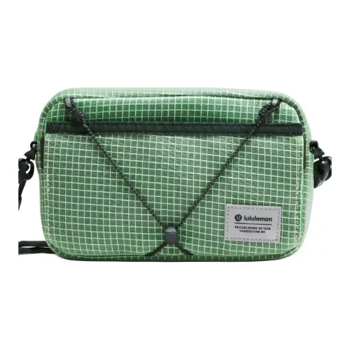 lululemon Полиэстер Путешествие Мешок для хранения Trumpets Женские Лаймовый желтый Зеленый