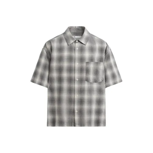 ZARA Carbon Gray Мужские Рубашки