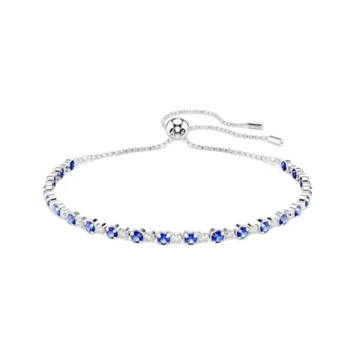 Swarovski Matrix Tennis Кристальный Браслет Унисекс Синий