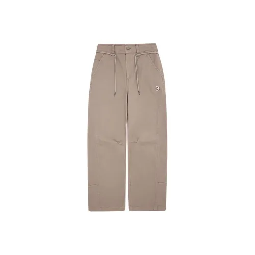 MLB Boston Red Sox FW25 Повседневные брюки Унисекс Темно-бежевый Желтый