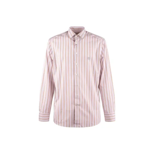 ETRO Розовые Мужские Рубашки
