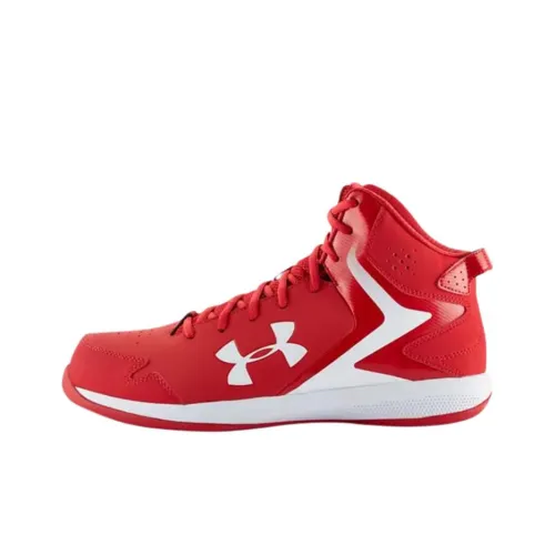 Under Armour MID Баскетбольные кроссовки Мужские Красные