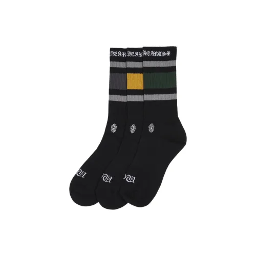 Chrome Hearts Носки Crew Унисекс упаковка из 3 пар