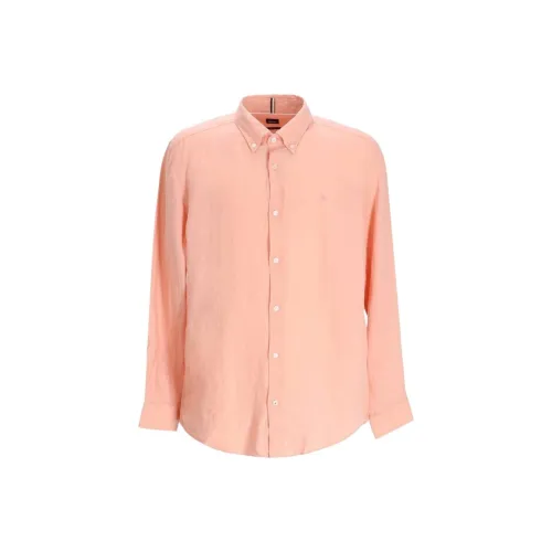 Hugo Boss Розовые Мужские Рубашки