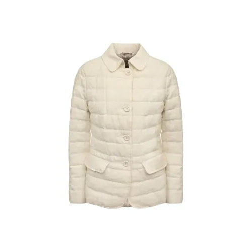 HERNO Экрю Женские Пуховики