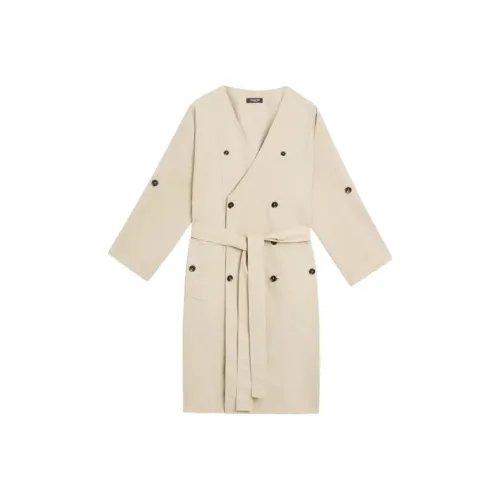 Massimo Dutti Длинное платье с длинными рукавами женское