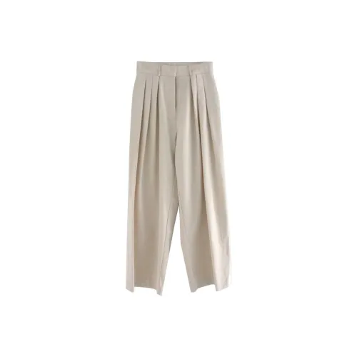 LOWEAR 3 Pintuck Maxi Хлопок Брюки Повседневные брюки Женские