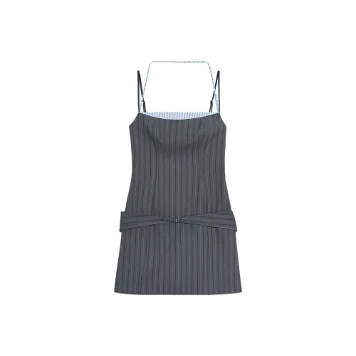 ZARA Слиплатья для женщин, синий/серый