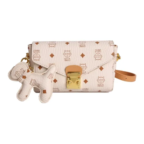 Meow In The Grass ПУ (полиуретан) Сумка через плечо Сумка на плечо Стандартная Женская Многоцветная