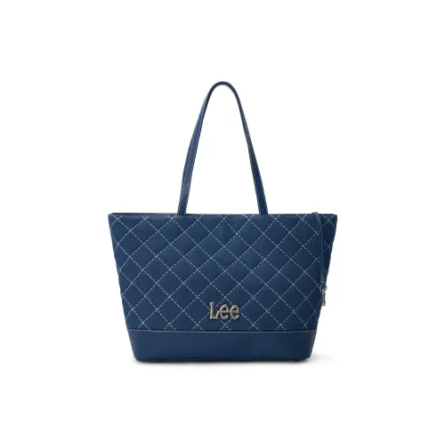Lee ПУ (полиуретан) текстильная смесь одна плечо сумка женская темно-синий
