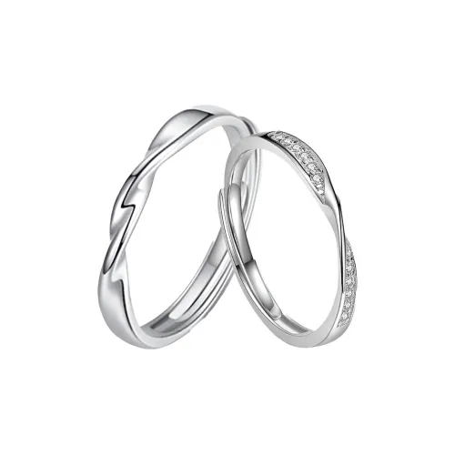 Jinghua Record Сплав Циркон Кольцо Унисекс