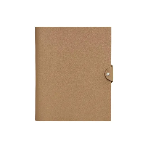 HERMES Ulysse Телячья кожа Защитный чехол Женские 1C Poussiere Земляной тон