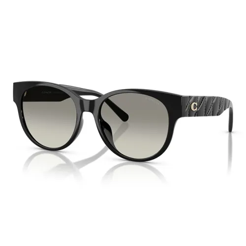 COACH Пластиковая оправа Круглые Солнцезащитные очки Женские