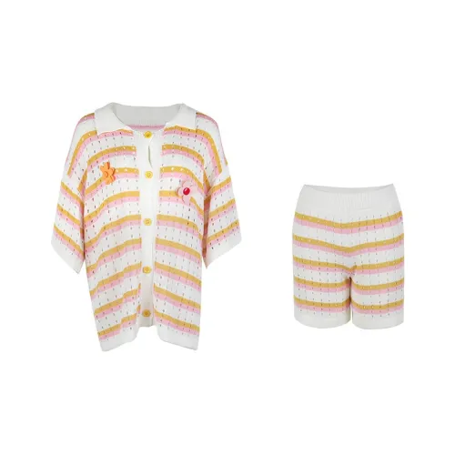 CLOUD SEASON Полосы Женские Повседневные Костюмы