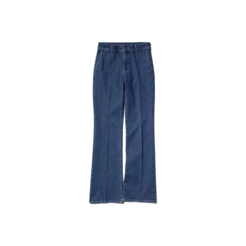 UNIQLO Джинсы Женские Морской Синий