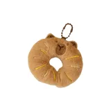 Подвеска в виде пончика с поросенком и куклой