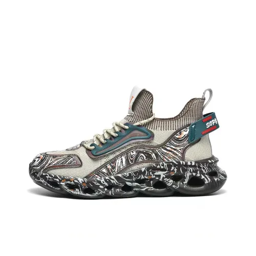 Bake Устойчивый к истиранию Дышащий Амортизация Высокий Топ Повседневная Обувь Мужская