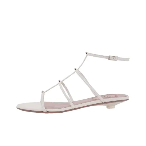 Valentino ROCKSTUD WISPY Римские Сандалии Женские Белые