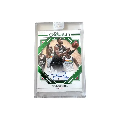 PANINI NBA Павел Джордж Портативный Clippers 22 23 Подпись 5 Low Низкий Топ Спортивные Карты 1 Размер