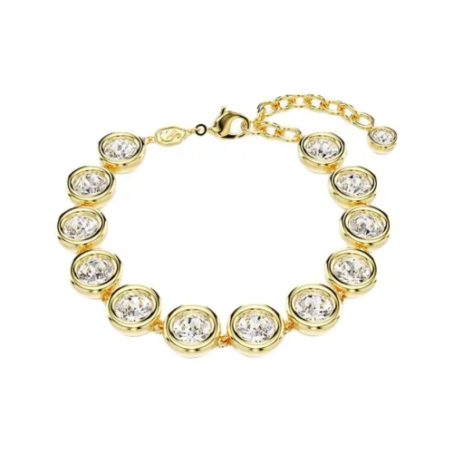 Swarovski Браслеты с золотым тоном покрытия унисекс белый