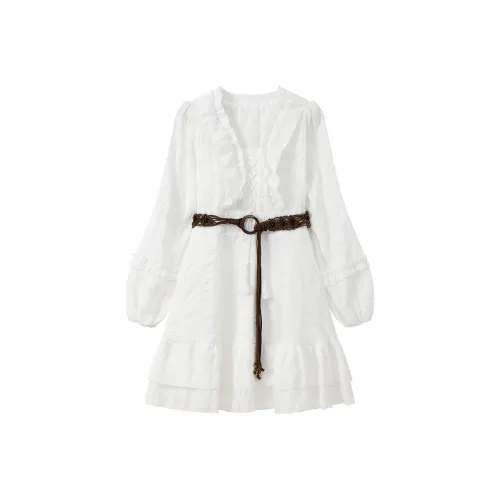 YAUH Длинное платье с длинными рукавами женское