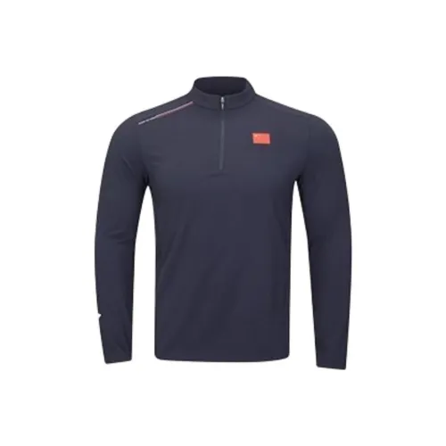 LINING Глубокий синий Мужская футболка с коротким рукавом