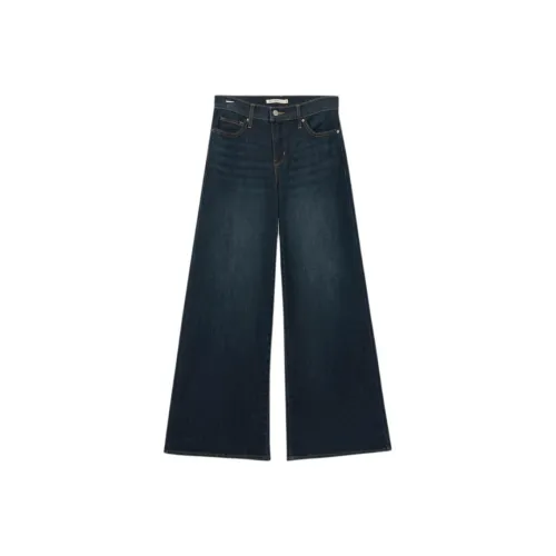 Levis Винтаж Темно-синие Женские Джинсы