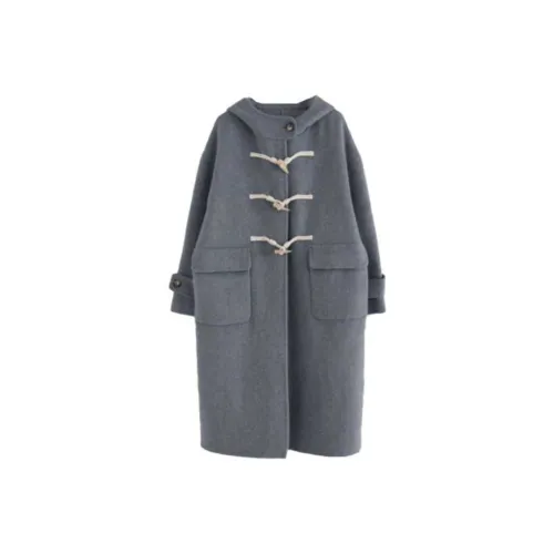 LOWEAR Ручная работа Мягкий Duffle Пальто Женское