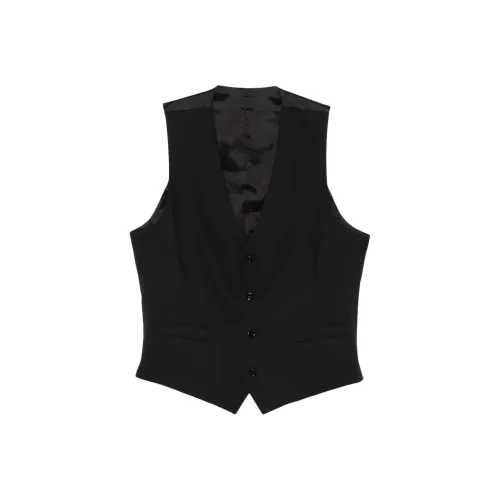 LARDINI Мужские черные жилеты