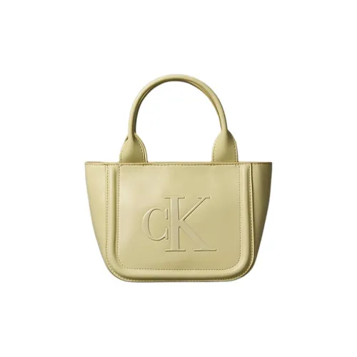 Calvin Klein ПУ (полиуретан) Тоут Сумка Маленькая Женская Мятная Чайная