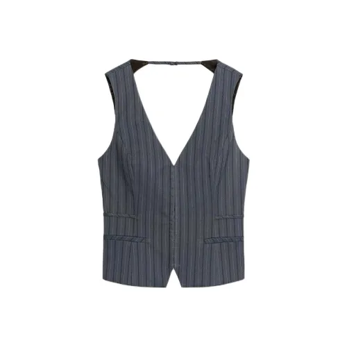 ZARA Синие/Серые Женские Жилеты