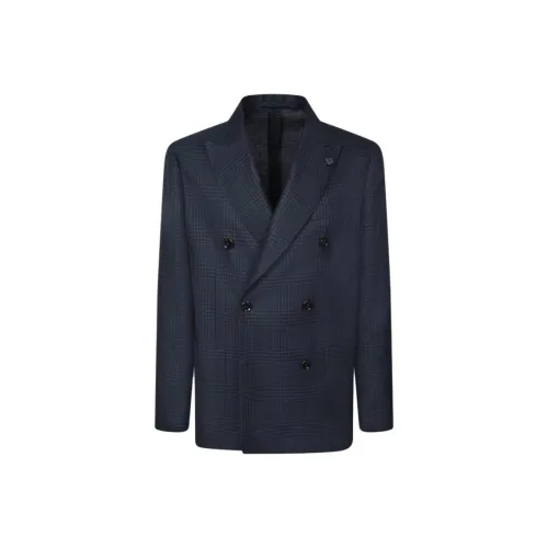 LARDINI Черные Мужские Деловые Костюмы