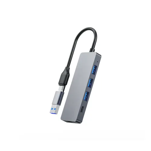 Lenovo Конвертеры Разветвители и Органайзеры HUB Совместимость для Ноутбуков и Доков для Настольных ПК HA05 Плюс