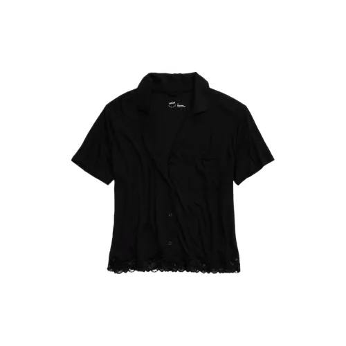 AMERICAN EAGLE Черный Женские Пижамные Верх