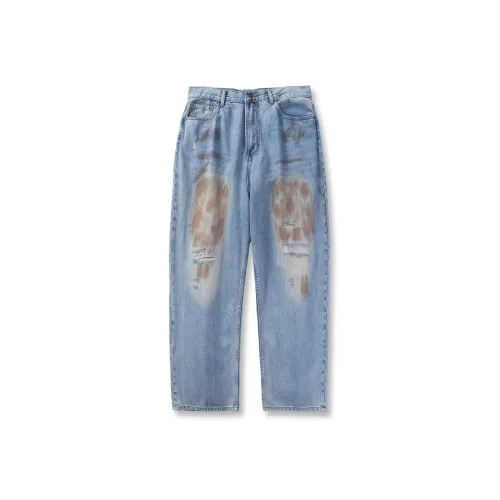 MARK ROBERTSON Blue Unisex Jeans MARK ROBERTSON Синий Унисекс Джинсы