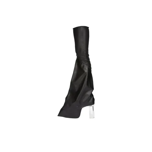 RICK OWENS/RO Taco kiss Over The Колено Ботинки 12cm Женские Черный