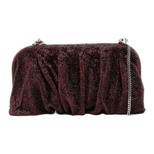 BENEDETTA BRUZZICHES Ткань Одно плечо Клатч Женский Бордовый