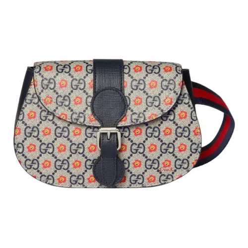 GUCCI GG Supreme Холст Бананка Детский Многоцветный