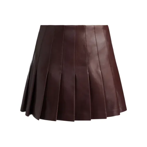 ALICE+OLIVIA Кожаные короткие юбки Женские