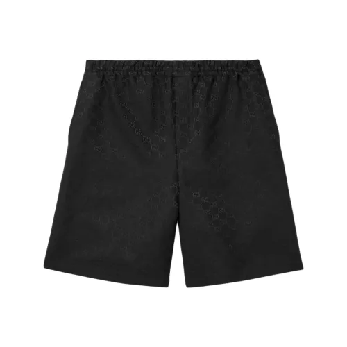 GUCCI FW25 Повседневные шорты Мужские Черные