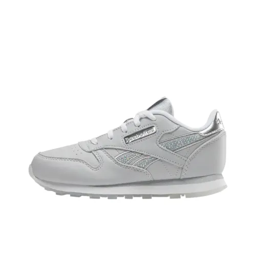 Reebok Classic Leather Low Топ Kids Lifestyle Shoes Серый Подростки