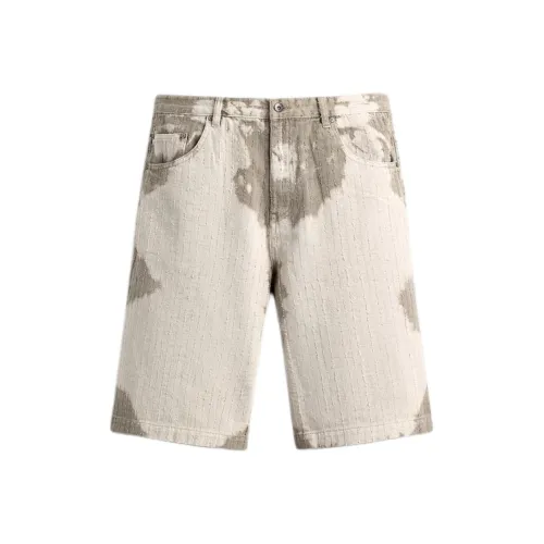 ZARA Бежевые Мужские Повседневные Шорты