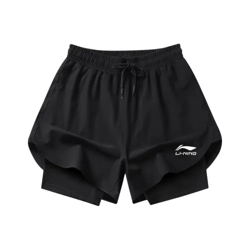 Подкладка Пляжные шорты Мужские Черные