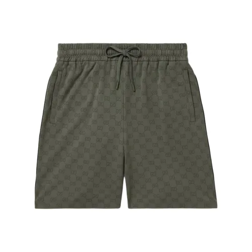 GUCCI Зеленые Мужские Повседневные Шорты
