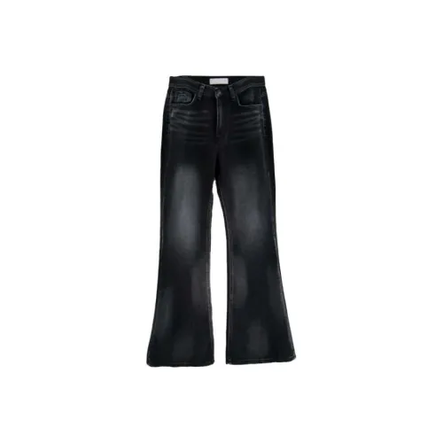 LOWEAR Винтажные черные ботинки Cut, джинсовые штаны, джинсы, женские